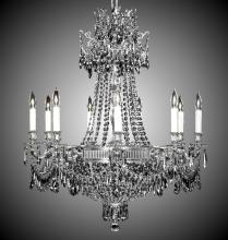  CH8143-P-12G-PI - 9+9 Light Valencia Chandelier